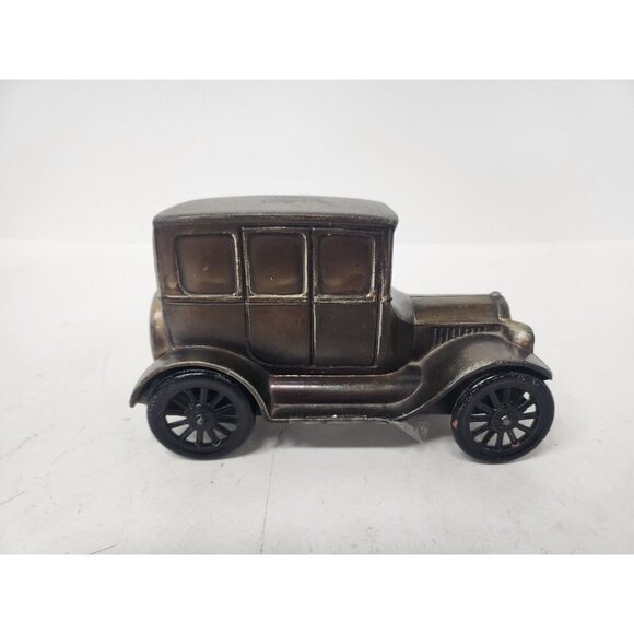 VINTAGE 1926 Ford Banthrico Inc Original 1950 Metal Car Coin Bank Alexandria - Picture 4 of 9